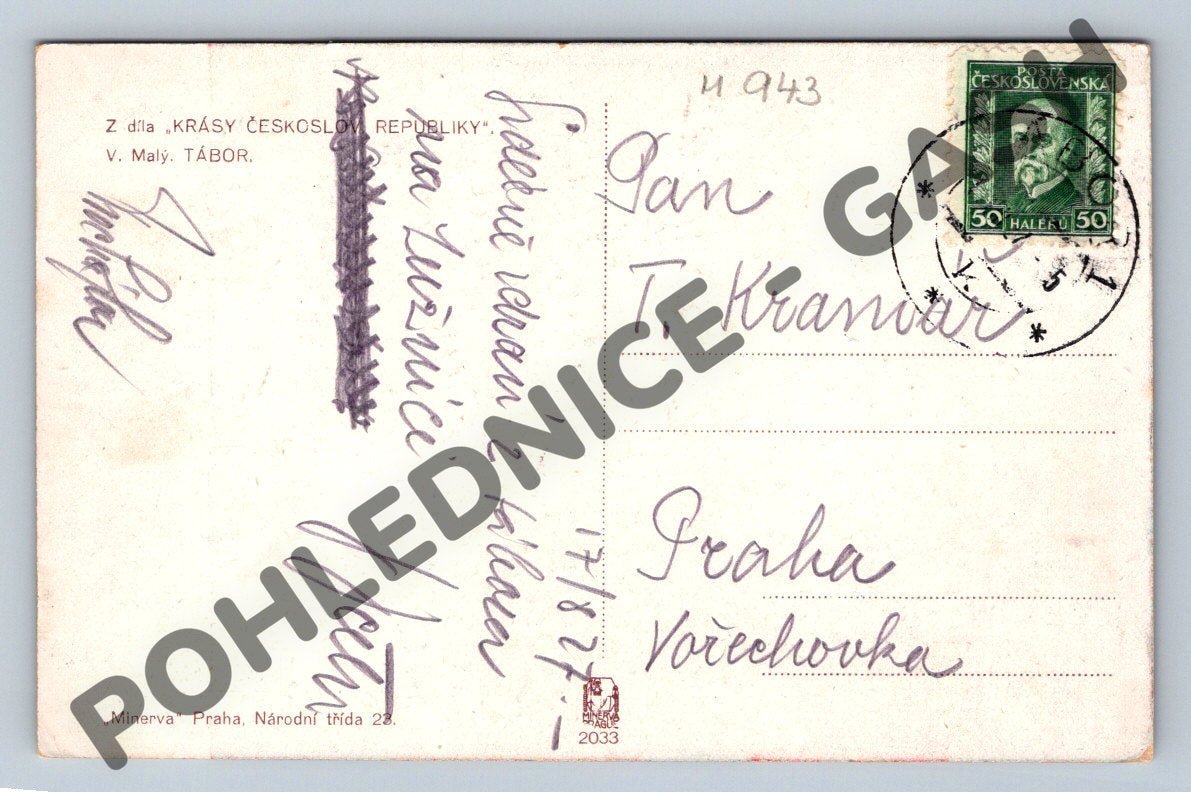Pohlednice Tábor V. Malý rok 1943 (M943)