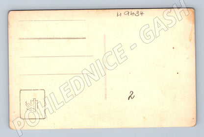 Postcard theater scene actors costumes (M9434)