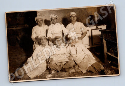 Postcard chef Silva 1930 old kitchen (M9444)