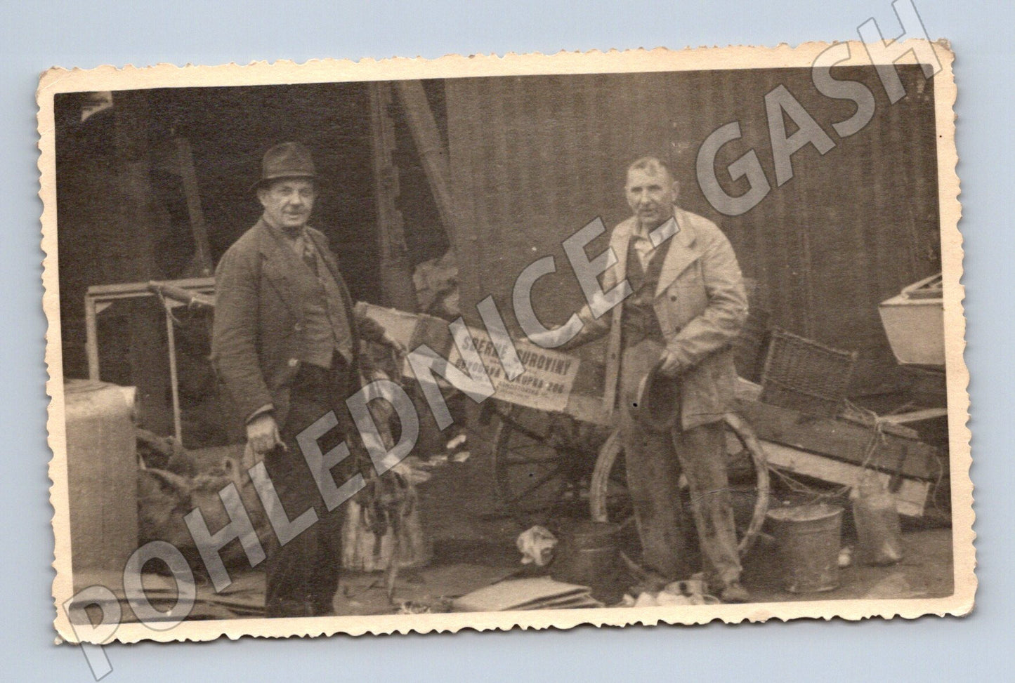 Postcard raw materials collection center Czechoslovakia (M9450)