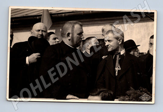 Pohlednice církevní osobnost Prešov Oszvald (M9462)