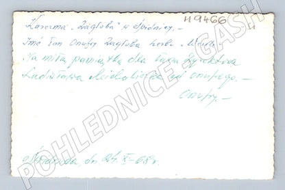 Pohlednice Świdnica 1958 kostýmy věnování (M9466)