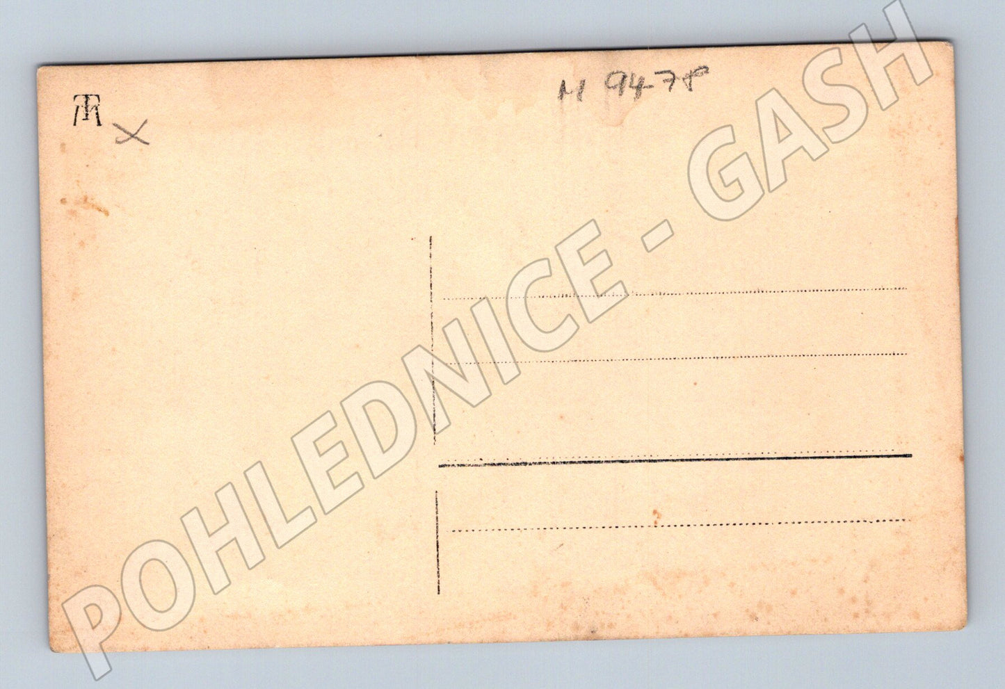 Postcard man in white coat doctor scientist (M9478)