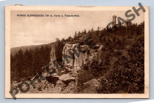 Pohlednice Sněžník rozhledna Hoher Schneeberg (M948)