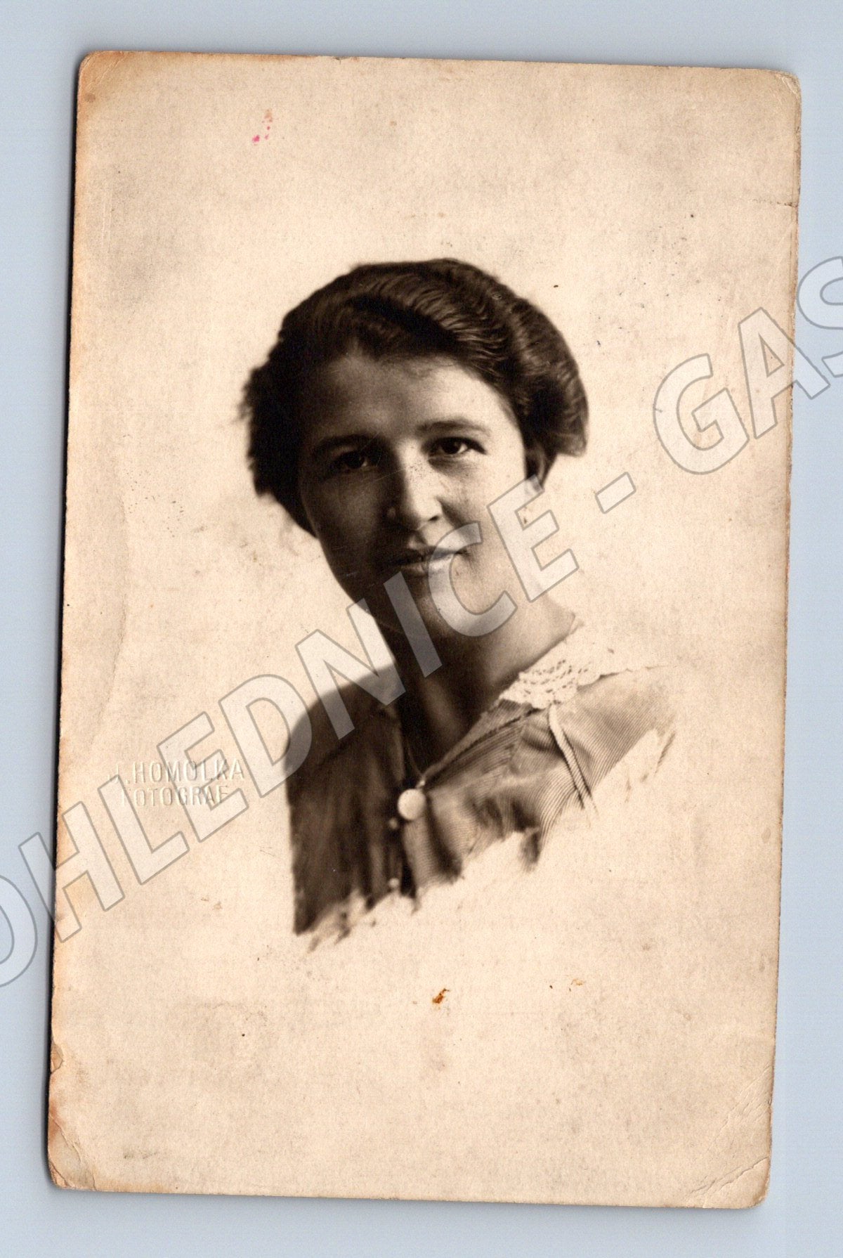 Postcard young woman J Homolka 1924 (M9491)
