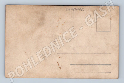 Postcard portrait of a girl, ethnography, early 20th century (M9496)