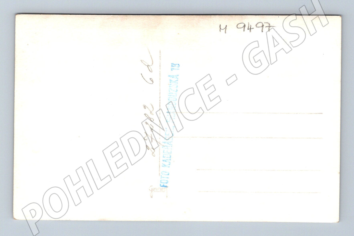 Wedding portrait postcard Photo Kadeřábek (M9497)