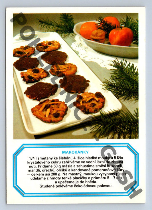 Pohlednice Recept Marokánky Pressfoto Praha (M951)