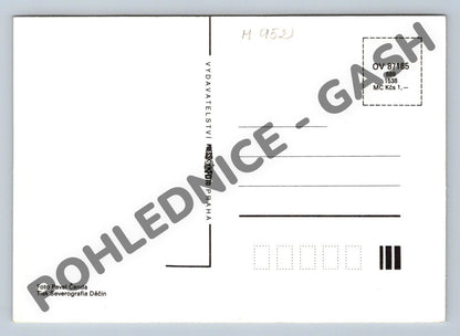 Pohlednice Vánoční černobílé pečivo s receptem (M952)