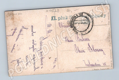 Postcard rural cottage 2nd Regiment Freedom Guard (M9523)