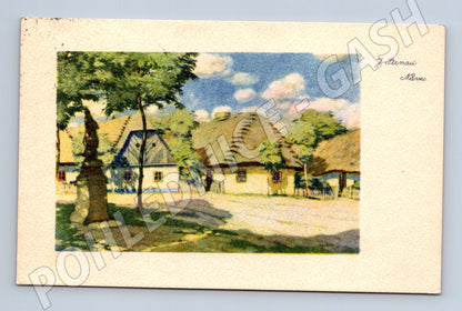 Postcard J Strnad rural village 1935 (M9529)