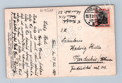 Pohlednice malovaný motiv 1911 Berlín (M9531)