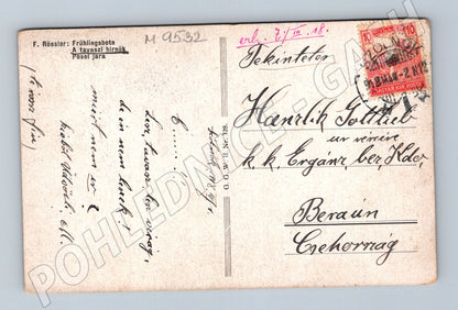 Pohlednice F Rößler Posel jara cca 1910 (M9532)
