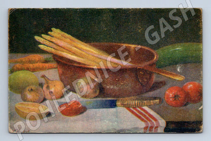 Still life postcard K Van Holl old (M9541)