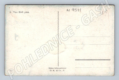 Still life postcard K Van Holl old (M9541)