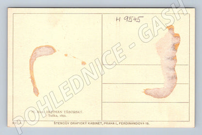 Postcard M Aleš Hejtman of Tábor 1892 (M9545)