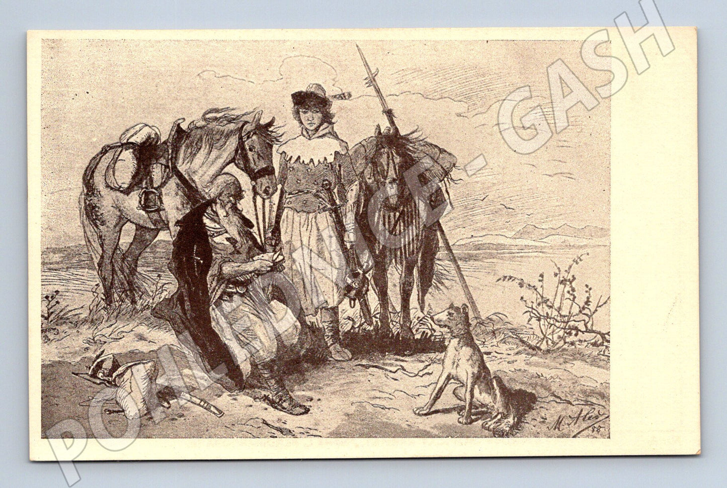 Postcard M Aleš Jan Talašús Governor (M9547)