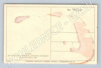 Postcard M Aleš Jan Talašús Governor (M9547)