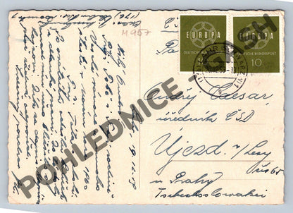 Pohlednice Vánoční Německo originál (M957)