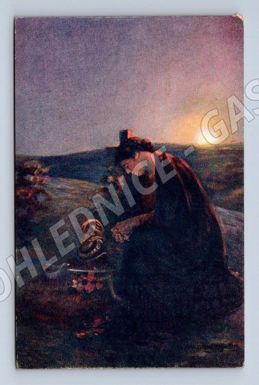 Postcard M Martinková night motif (M9575)
