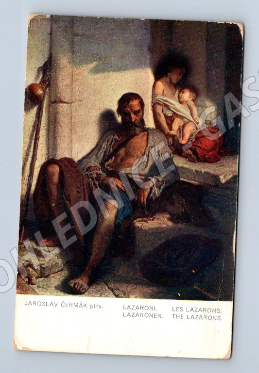 Postcard Jaroslav Čermák Lazaroni RU (M9583)