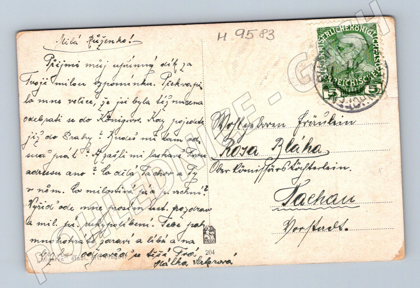 Pohlednice Jaroslav Čermák Lazaroni RU (M9583)