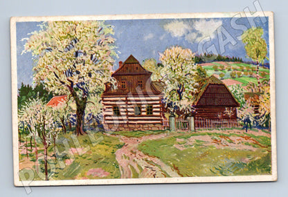 Postcard of a cottage in the Bohemian Paradise Procházka (M9587)