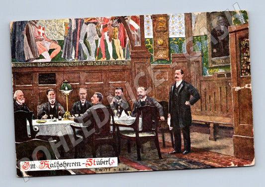 Postcard Im Ratskellern Stüberl 1910 (M9591)