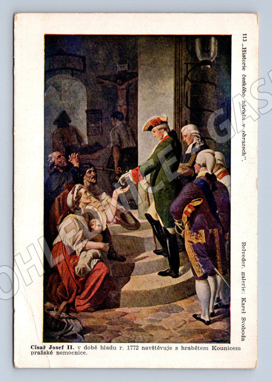 Postcard Emperor Joseph II. History of the Nation (M9608)