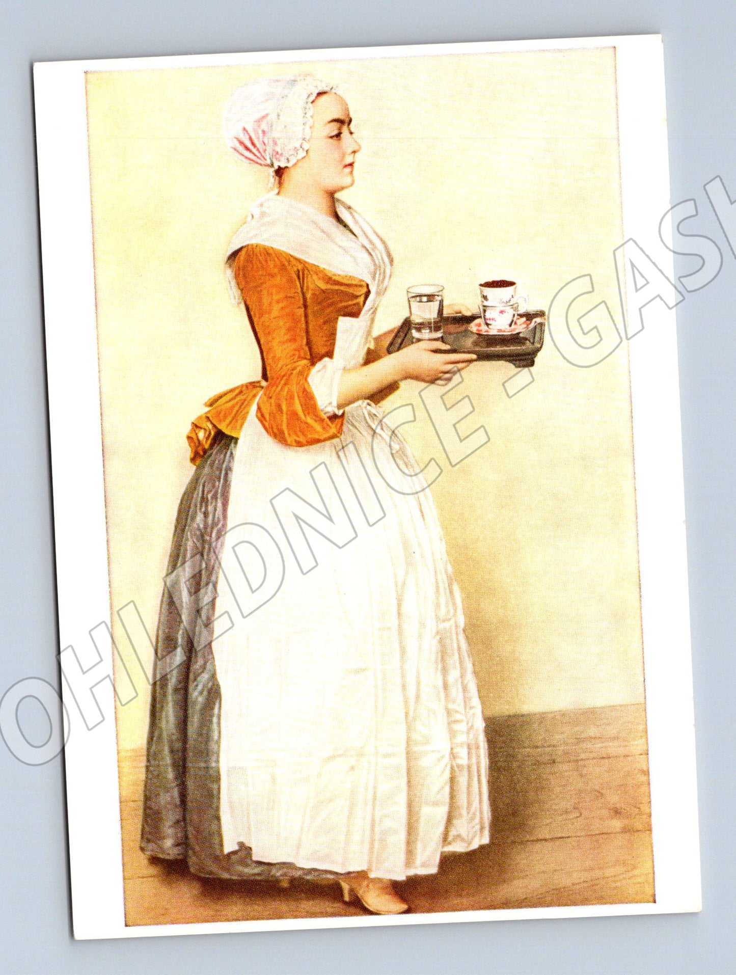 Pohlednice Šokoládová dívka Liotard (M9615)