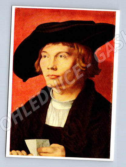 Postcard Dürer portrait of a young man (M9617)
