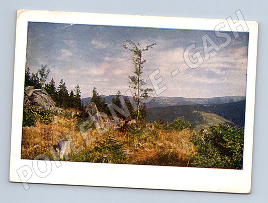 Postcard Czech mountain landscape (M9625)
