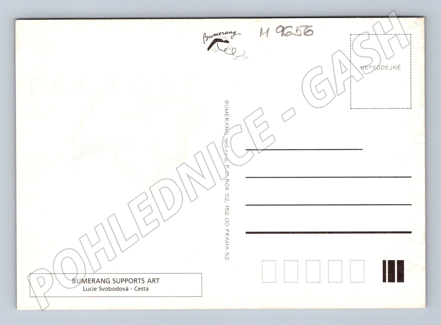 Pohlednice Lucie Svobodová Cesta (M9656)