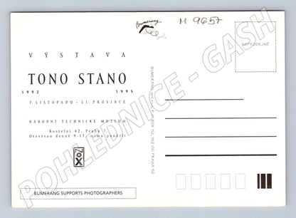 Pohlednice Tono Stano ženské torzo výstava (M9657)