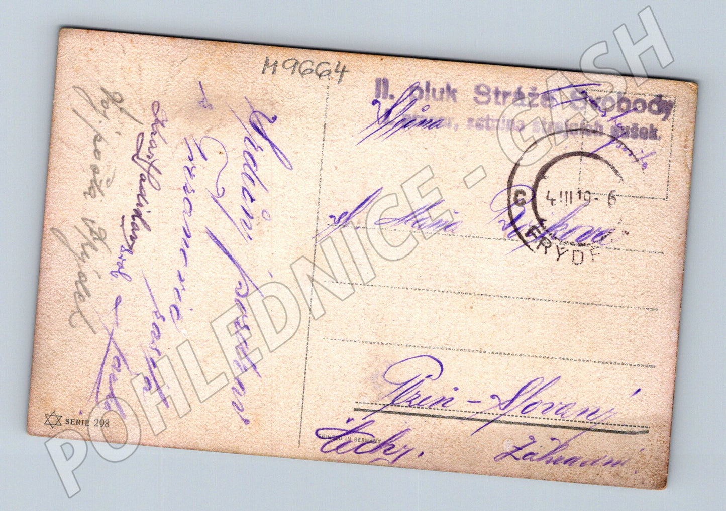Pohlednice krajina II. Pluk Stráže Svobody (M9664)