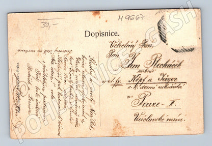 Postcard Farewell to Havlíček before exile (M9667)