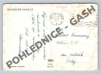 Pohlednice Zimní krajina O. Blažíček Jinovatka (M967)