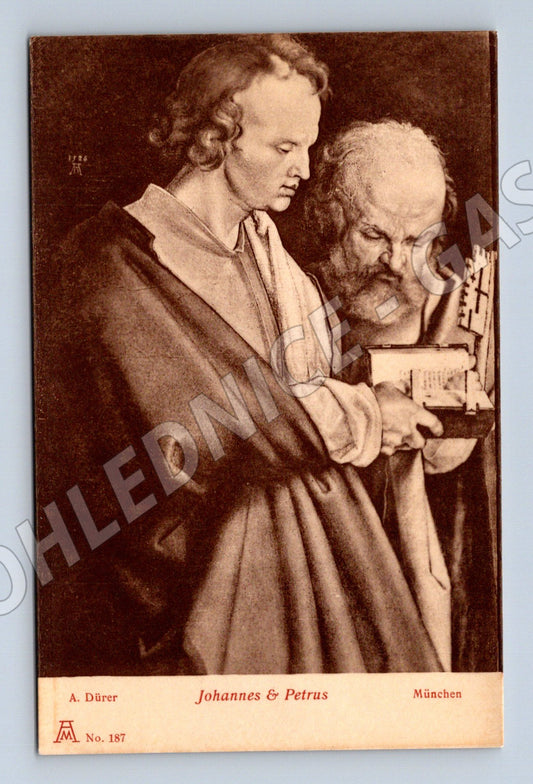 Postcard Dürer Johannes and Petrus (M9680)
