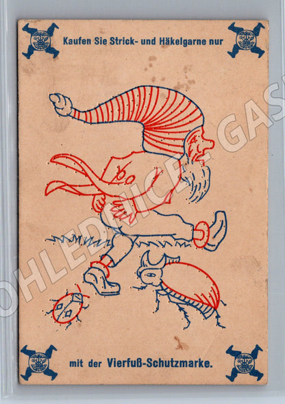 Postcard Viertfuß advertising perforation (M9689)