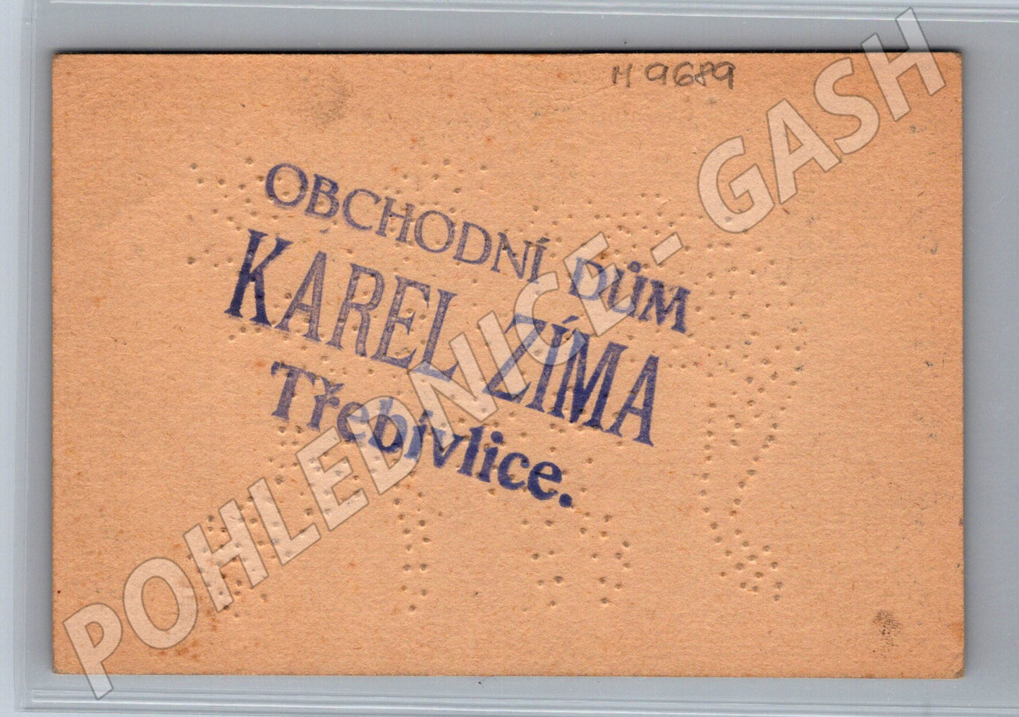 Postcard Viertfuß advertising perforation (M9689)
