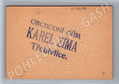 Postcard Viertfuß advertising perforation (M9689)