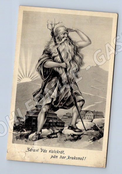 Postcard Krakonoš Krkonoše until 1950 (M9690)