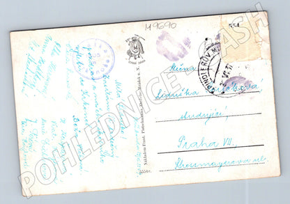 Postcard Krakonoš Krkonoše until 1950 (M9690)