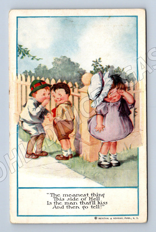 Pohlednice USA humorné děti 1910 (M9694)