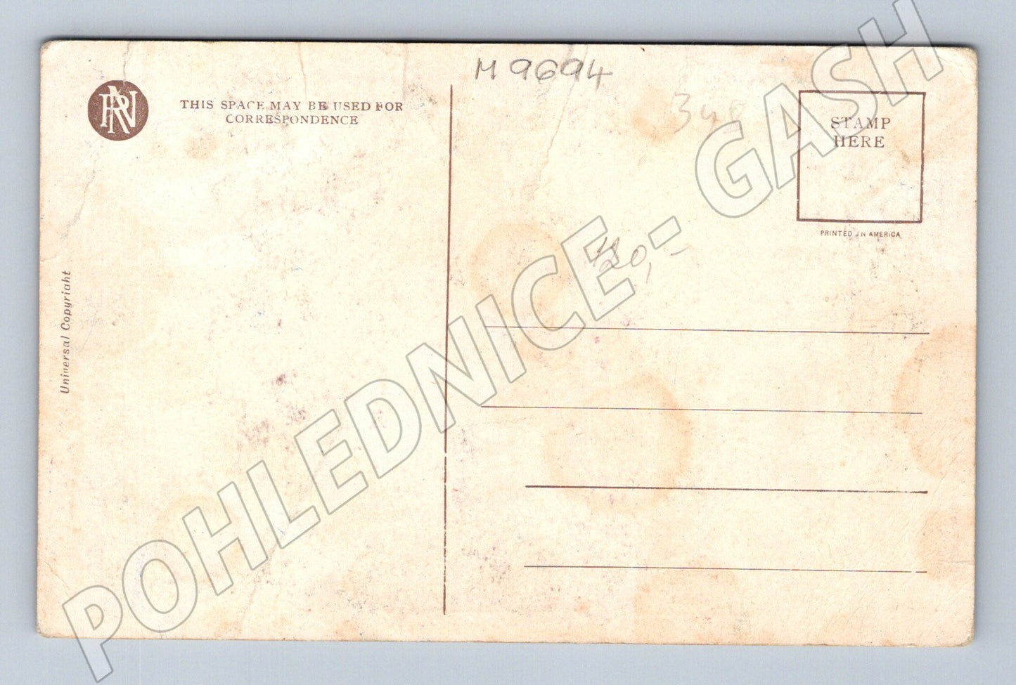 Postcard USA humorous children 1910 (M9694)