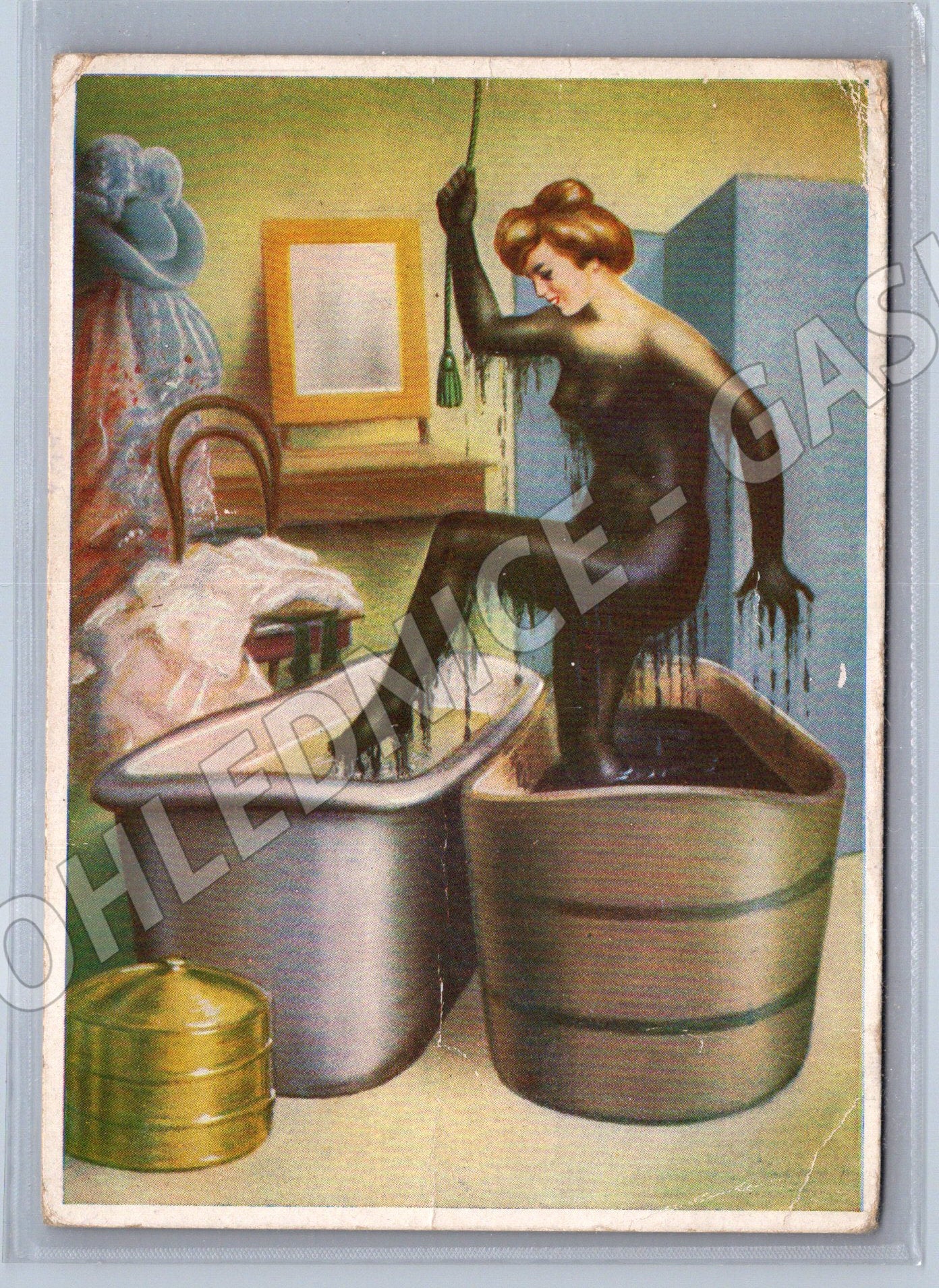 Postcard Františkovy Lázně bath (M9695)