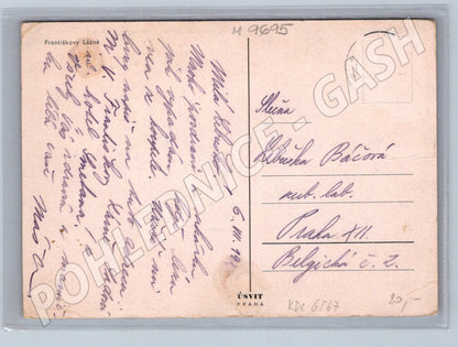 Postcard Františkovy Lázně bath (M9695)