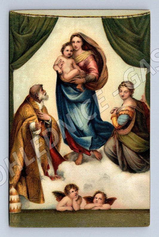 Pohlednice Sixtinská madona Raffael (M9697)