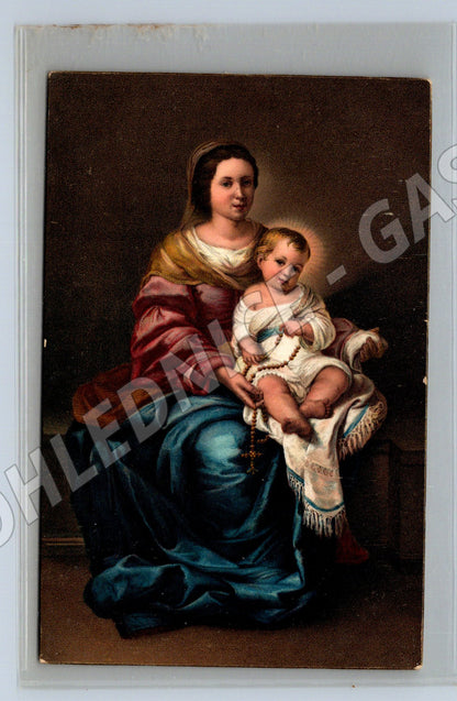 Postcard The Virgin of the Rosary Murillo (M9700)