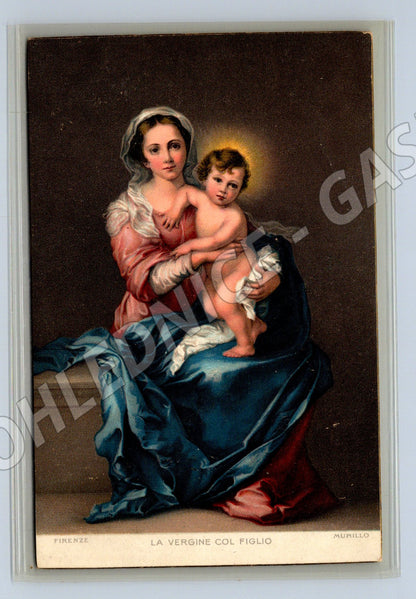 Postcard Virgin with Son Murillo (M9701)